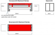 Steiger bankje 100 cm specificaties